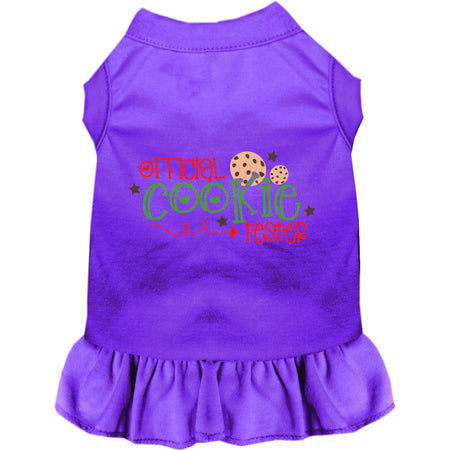 Official Cookie Tester Pet Dress - Screen Print Dog Dresses