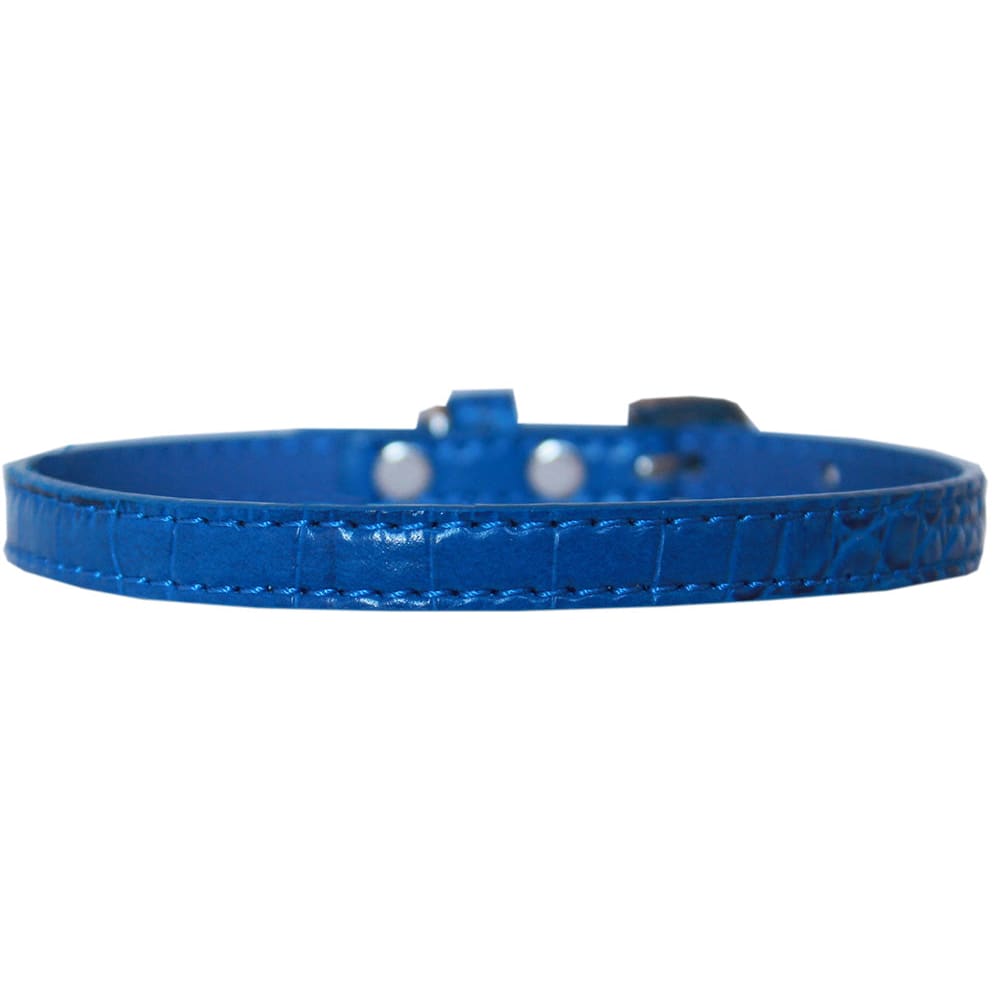 Omaha Plain Croc Dog Collars - Dog Collars - Designer Croc