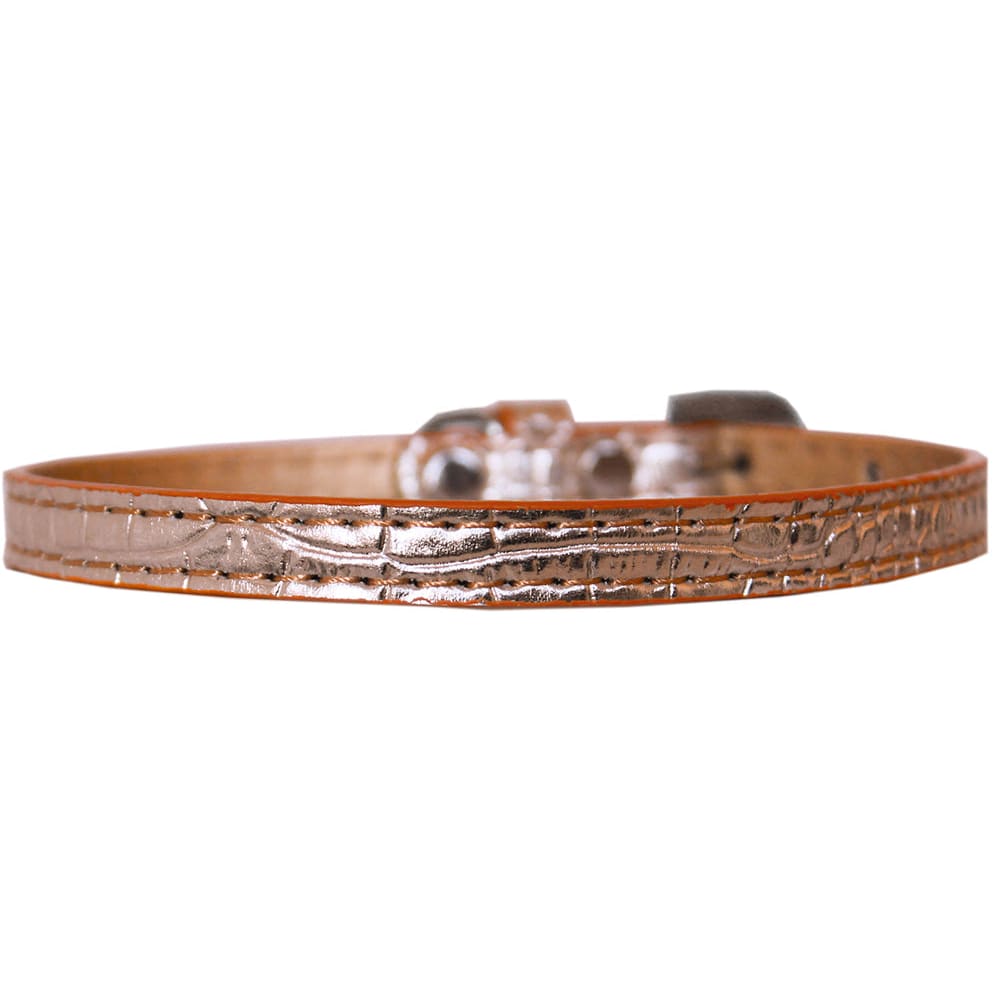 Omaha Plain Croc Dog Collars - Dog Collars - Designer Croc