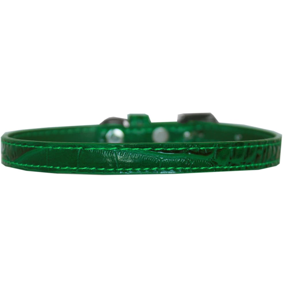 Omaha Plain Croc Dog Collars - Dog Collars - Designer Croc