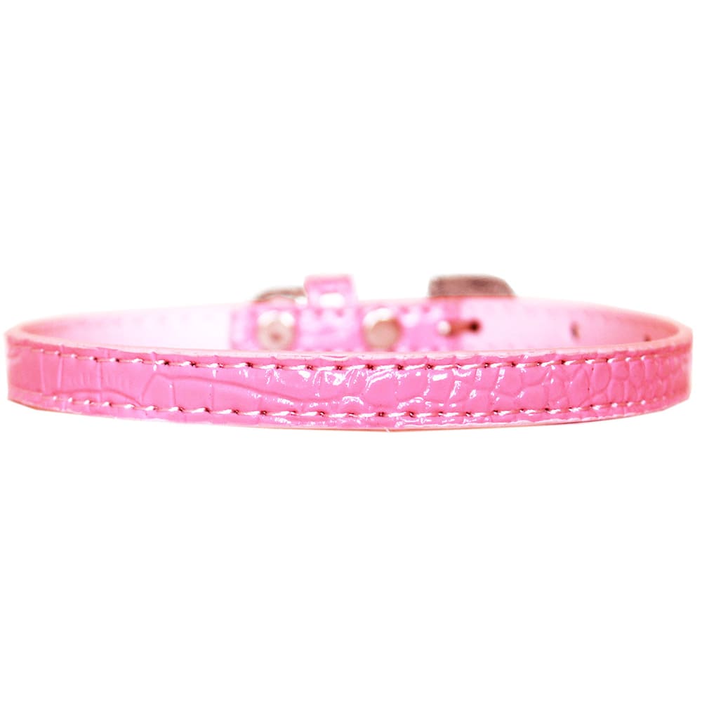 Omaha Plain Croc Dog Collars - Dog Collars - Designer Croc