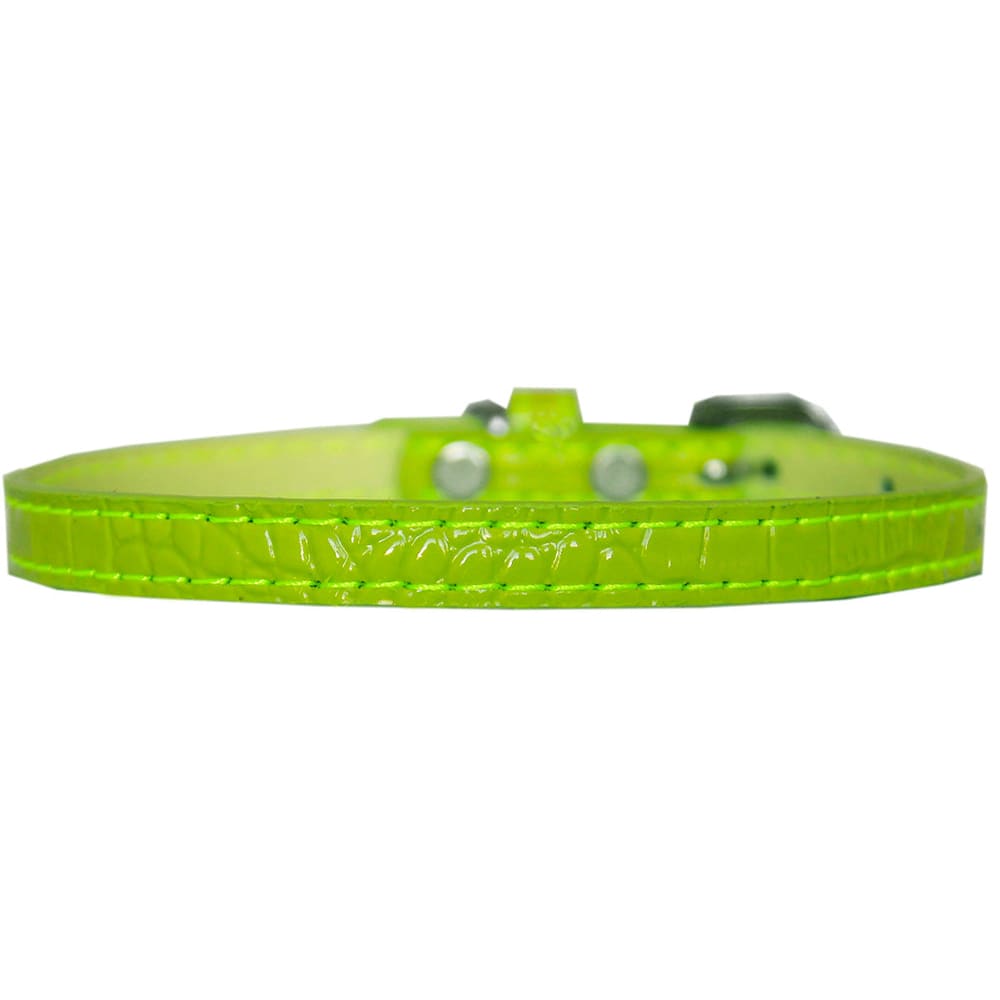 Omaha Plain Croc Dog Collars - Dog Collars - Designer Croc