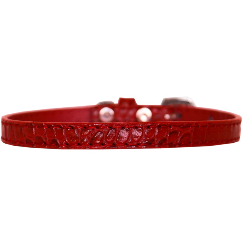 Omaha Plain Croc Dog Collars - Dog Collars - Designer Croc