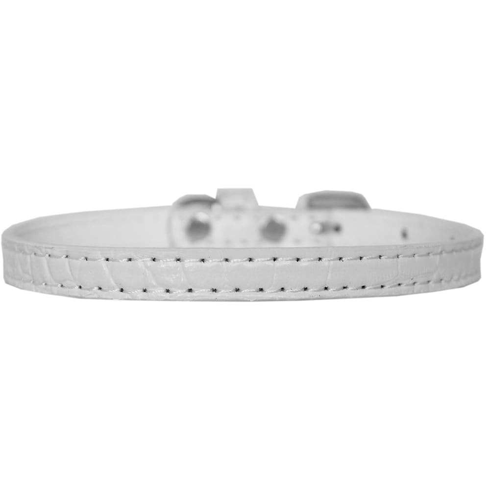 Omaha Plain Croc Dog Collars - Dog Collars - Designer Croc