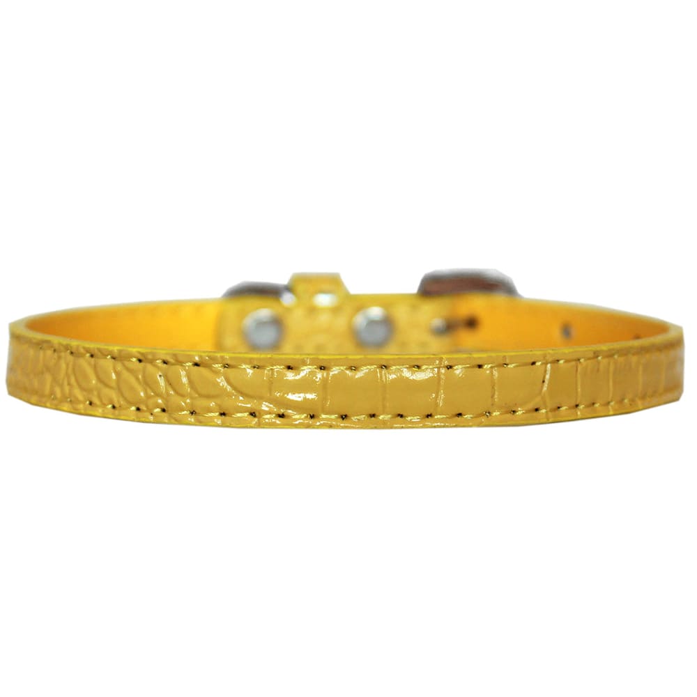 Omaha Plain Croc Dog Collars - Dog Collars - Designer Croc