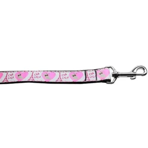 Ooh La La Paris Nylon Dog Collar & Leash - Dog Collars