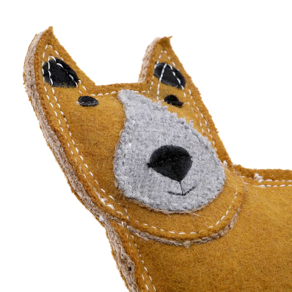 Outback Tails Daren the Dingo Felt Dog Toy - Doog