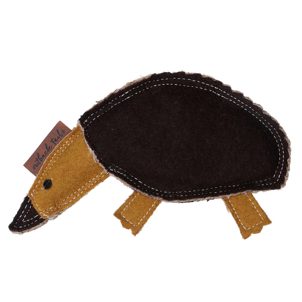 Outback Tails Felt Dog Toy Ed the Echidna - Doog