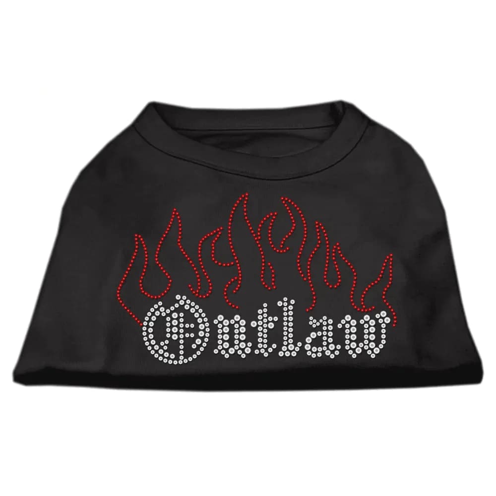 Outlaw Rhinestone Pet Shirt - Rhinestone Pet Shirts