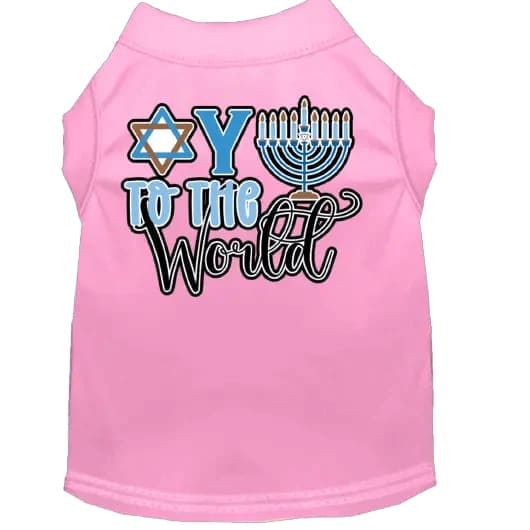 Oy to the World Hanukkah Pet Shirt - Hanukkah Shirt