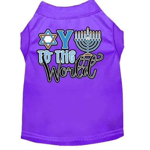 Oy to the World Hanukkah Pet Shirt - Hanukkah Shirt