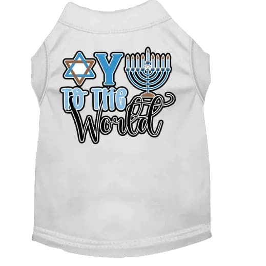 Oy to the World Hanukkah Pet Shirt - Hanukkah Shirt