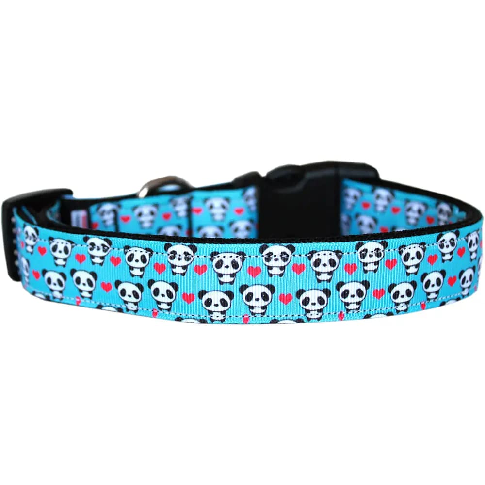 Panda Love Nylon Cat Safety Collar - Cat Collars - Classic