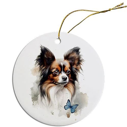 Papillon Christmas Ornaments - Ornaments