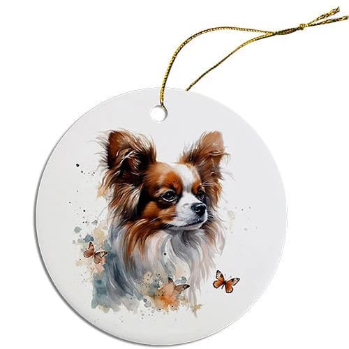 Papillon Christmas Ornaments - Ornaments