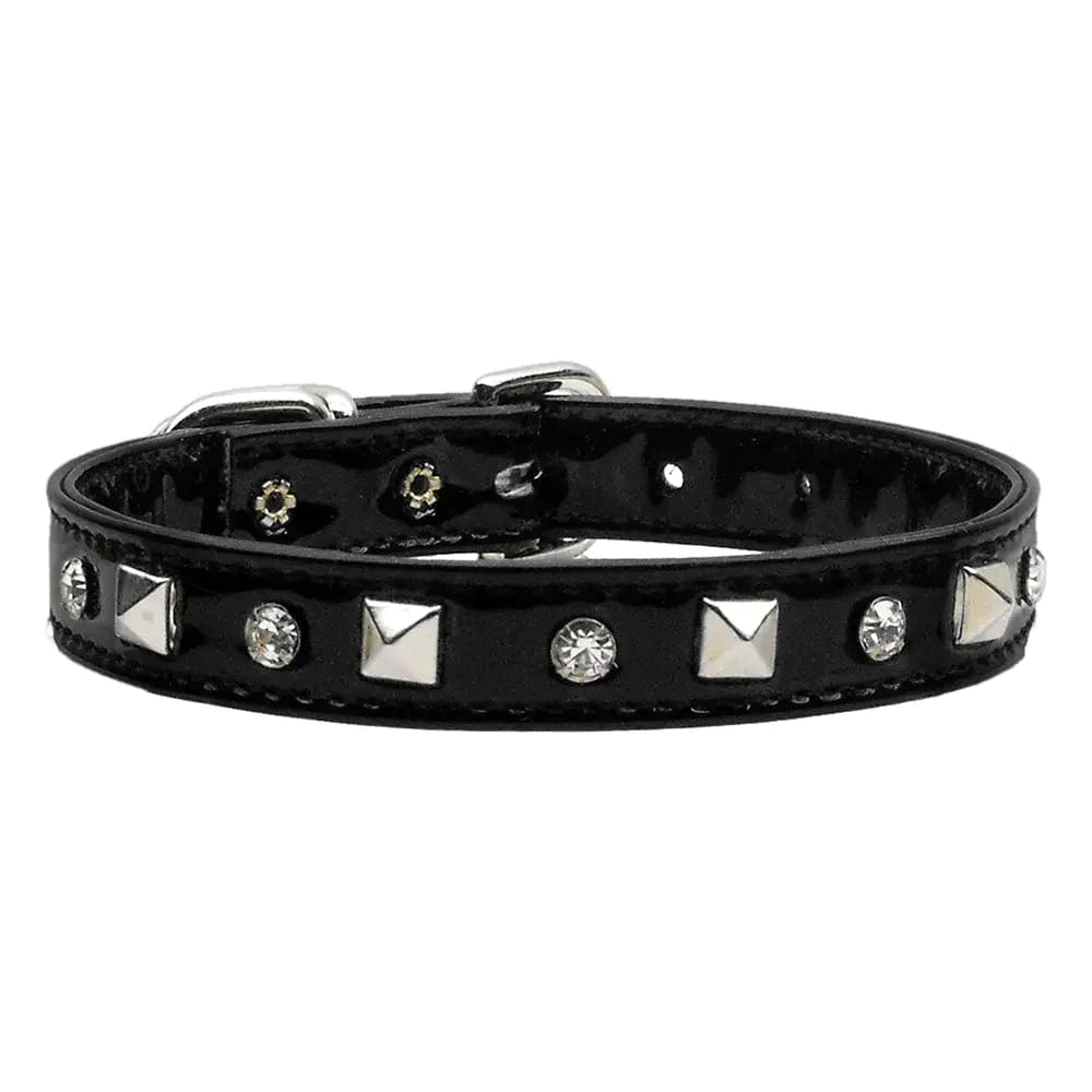 Patent Crystal and Pyramid Dog Collars - Dog Collars