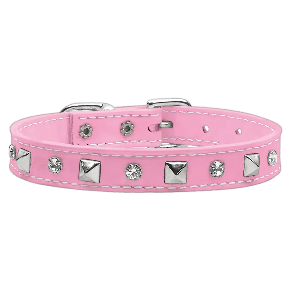 Patent Crystal and Pyramid Dog Collars - Dog Collars