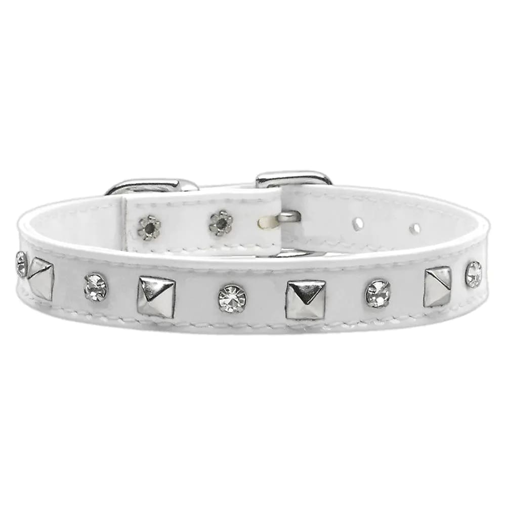 Patent Crystal and Pyramid Dog Collars - Dog Collars