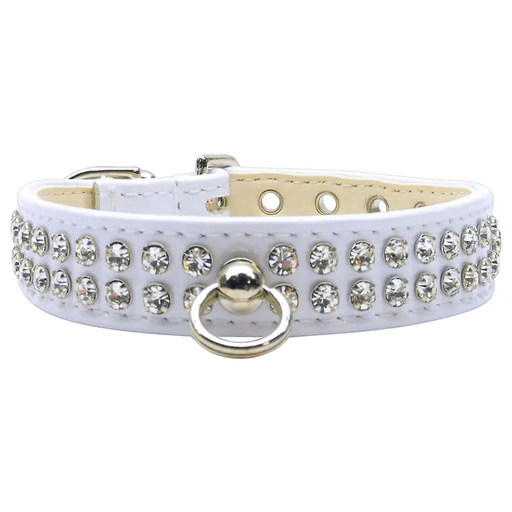 Patent Jewel #72 Dog Collar - Dog Collars - Patent Leather