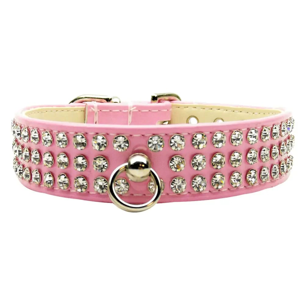 Patent Jewel #73 Dog Collar - Dog Collars - Patent Leather