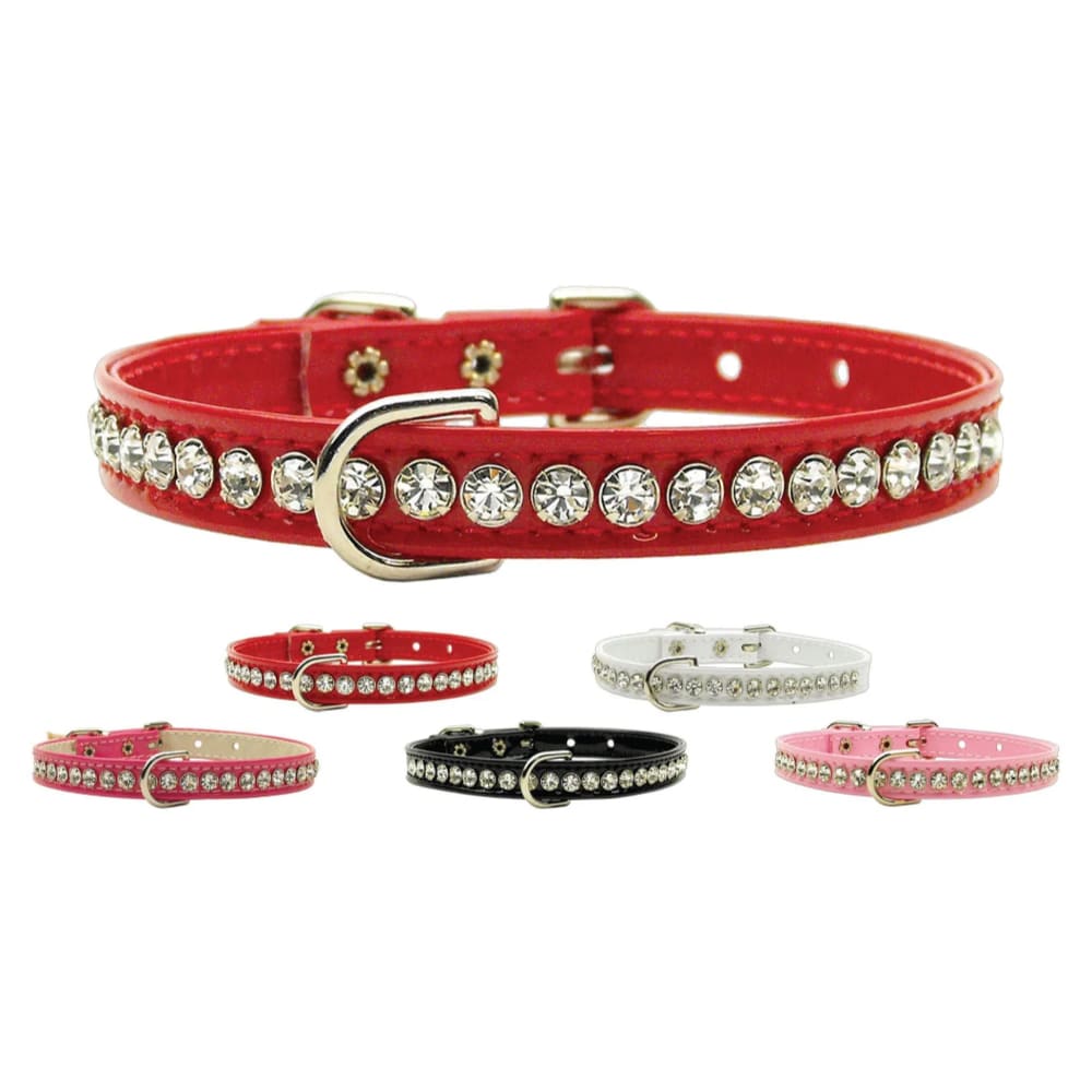 Patent Jewel Beverly Dog Collar - Dog Collars - Patent