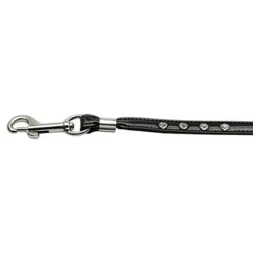 Patent Jewel Leashes - Dog Collars - Patent Leather