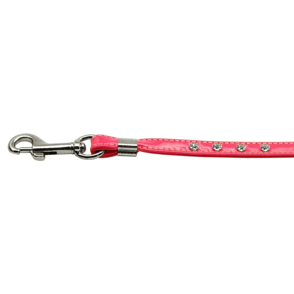 Patent Jewel Leashes - Dog Collars - Patent Leather