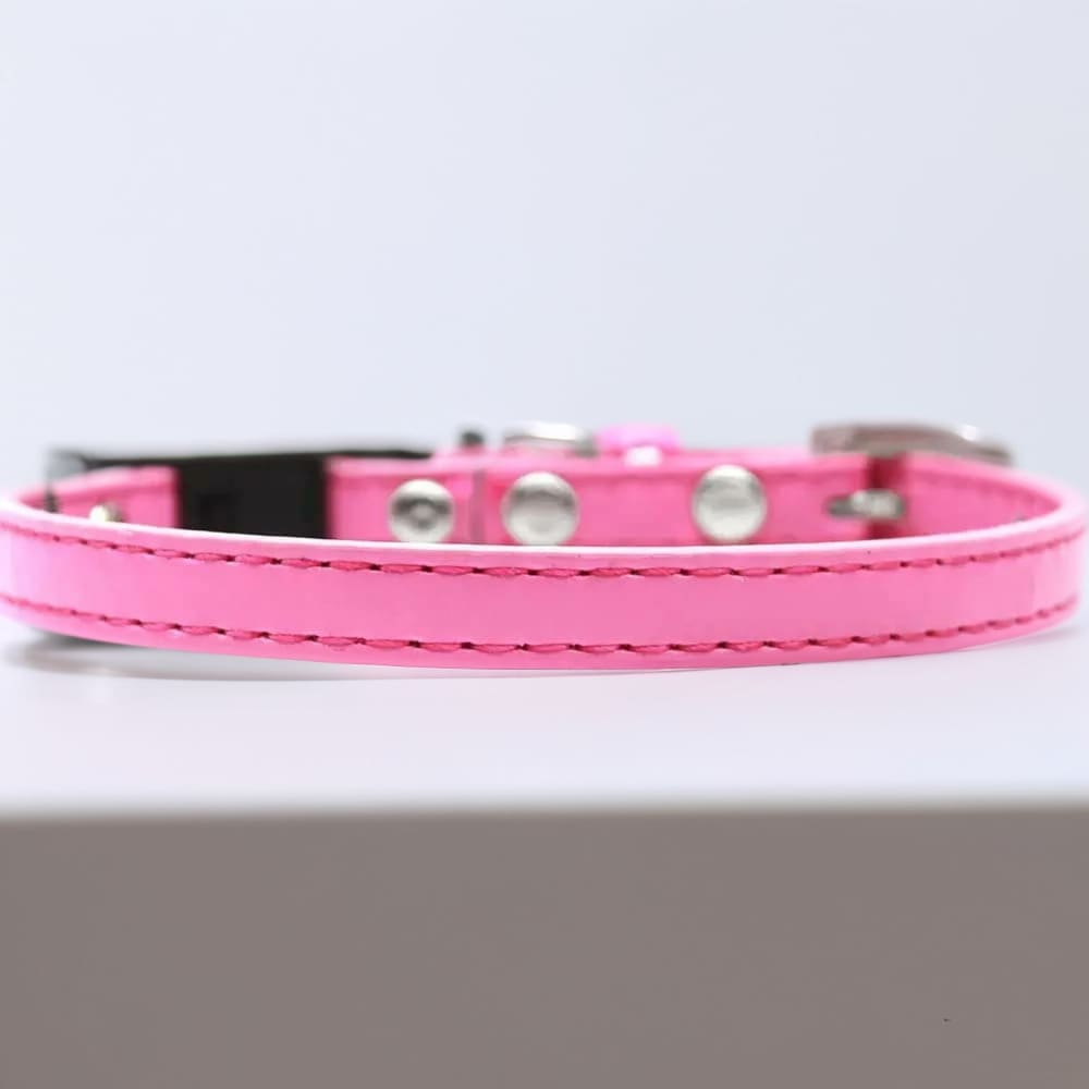 Patent Leather Breakaway Cat Safety Collar - Cat Collars