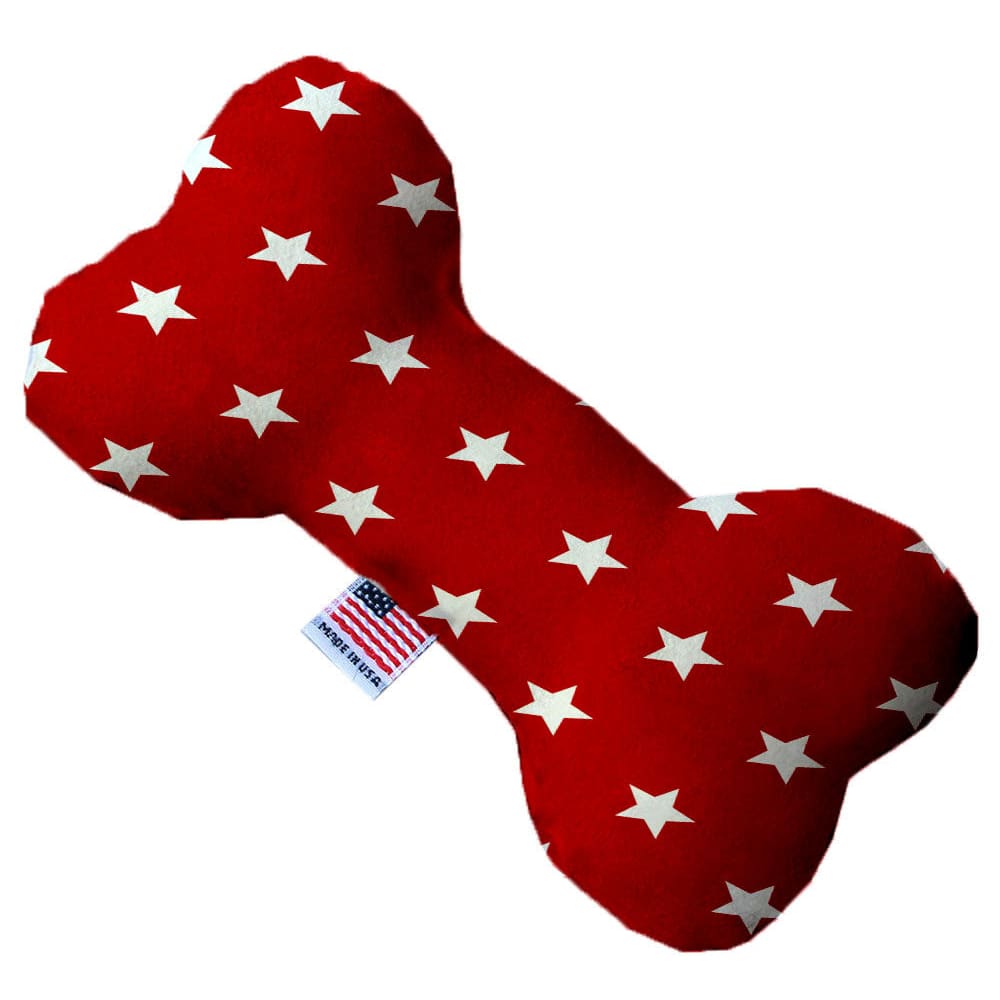 Patriotic Plush Dog Toys - Made in USA Bone Toy