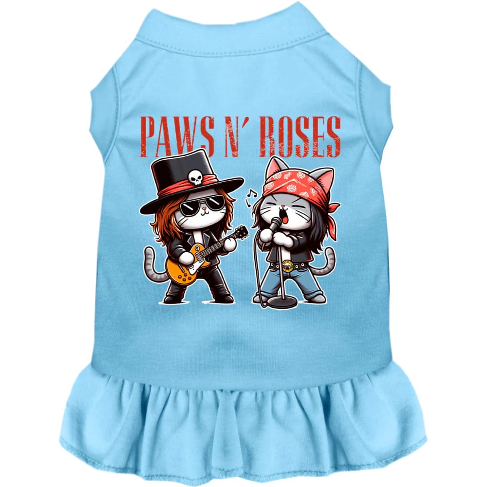 Paws N’ Roses Pet Dress - Screen Print Dog Dresses