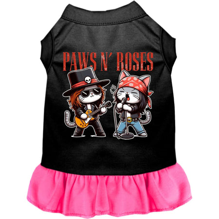 Paws N’ Roses Pet Dress - Screen Print Dog Dresses