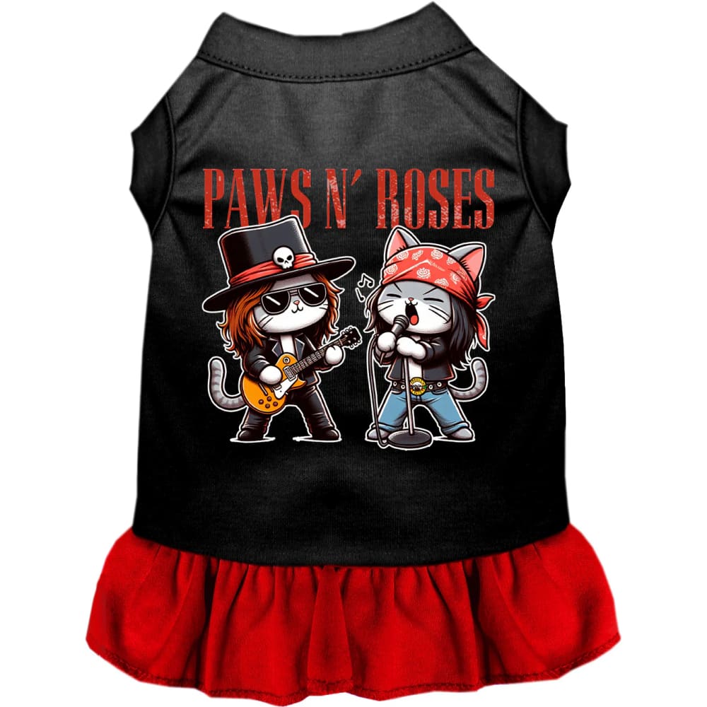 Paws N’ Roses Pet Dress - Screen Print Dog Dresses