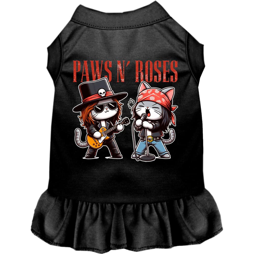 Paws N’ Roses Pet Dress - Screen Print Dog Dresses