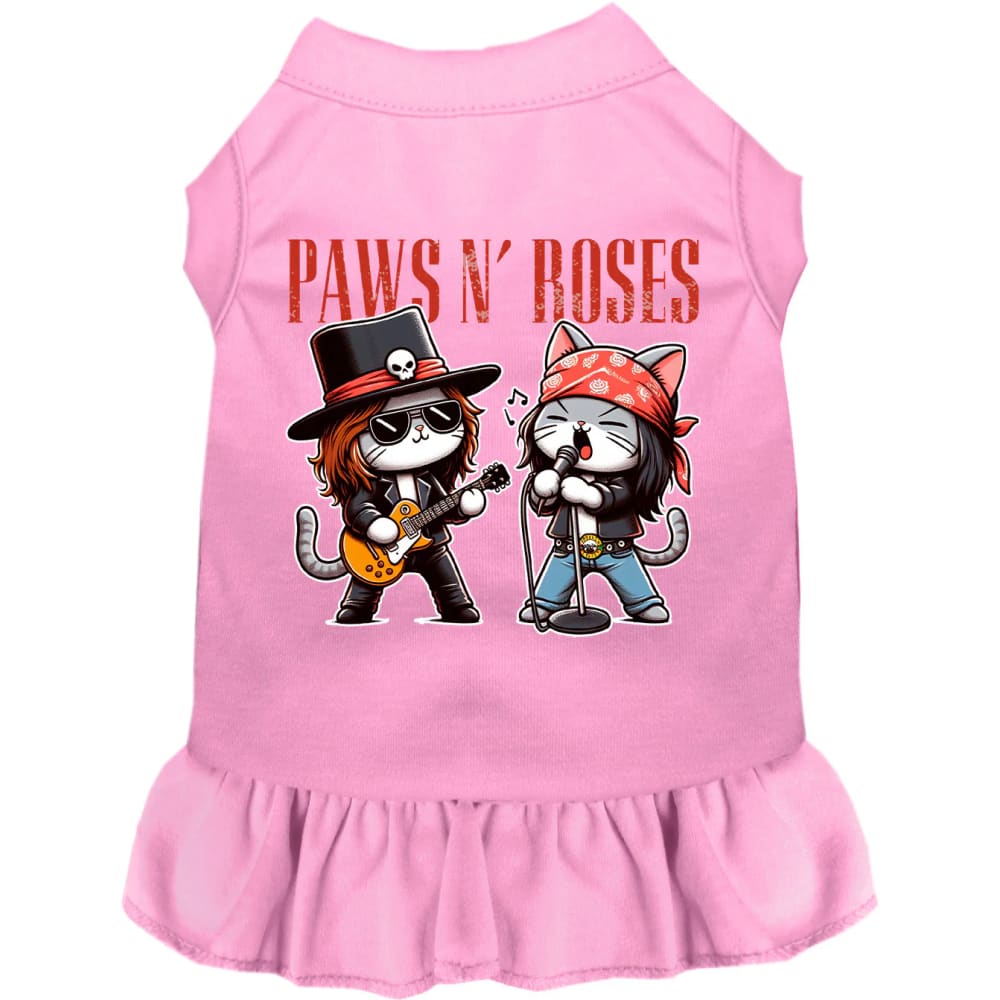 Paws N’ Roses Pet Dress - Screen Print Dog Dresses