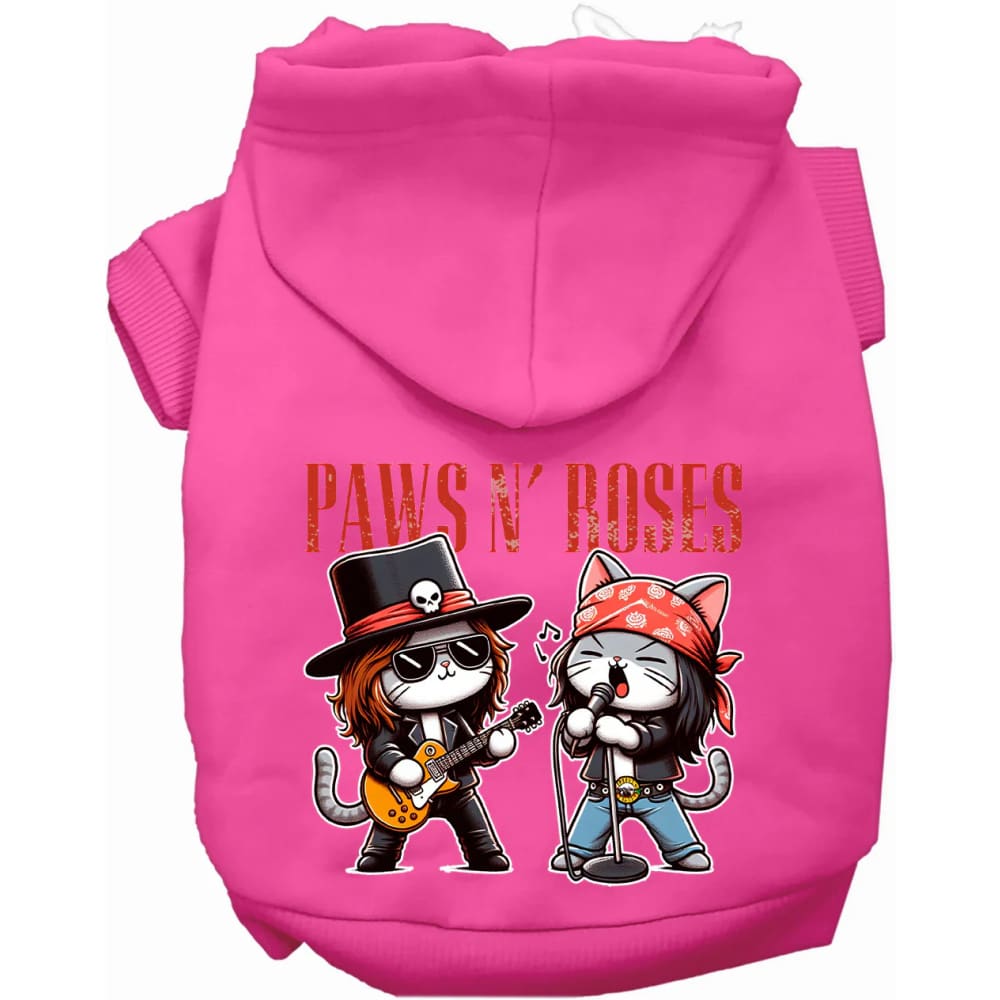 Paws N’ Roses Pet Hoodie - Screen Print Hoodies