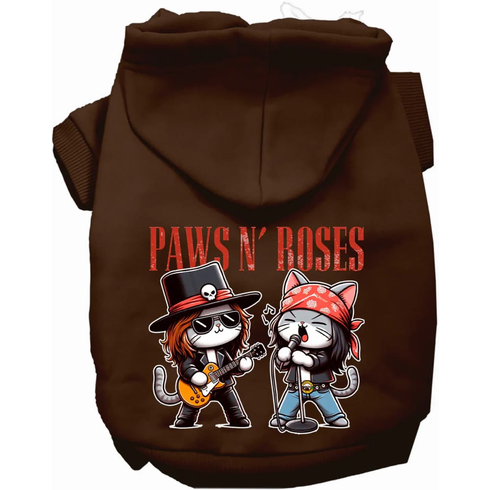 Paws N’ Roses Pet Hoodie - Screen Print Hoodies