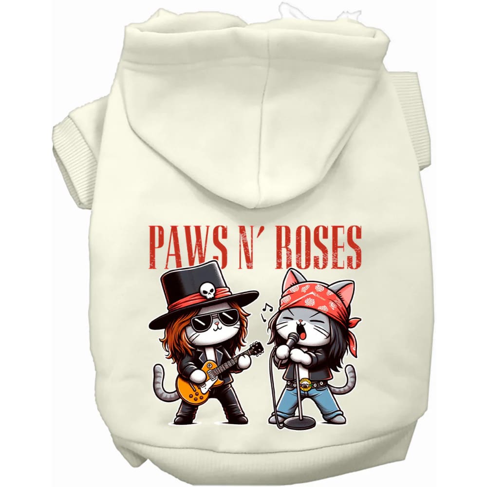 Paws N’ Roses Pet Hoodie - Screen Print Hoodies