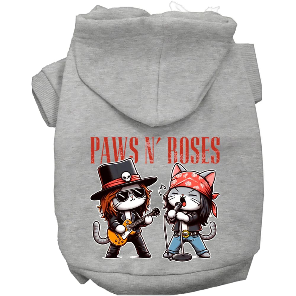 Paws N’ Roses Pet Hoodie - Screen Print Hoodies