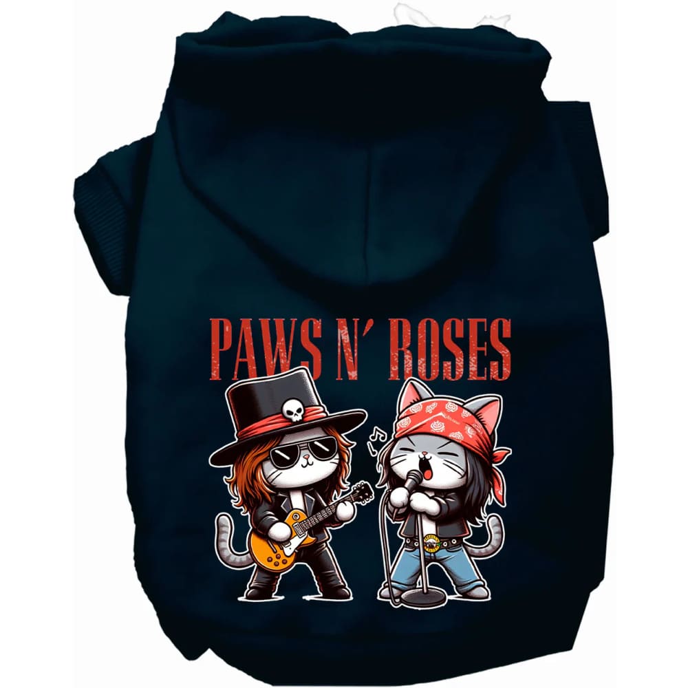 Paws N’ Roses Pet Hoodie - Screen Print Hoodies