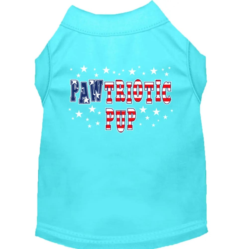 Pawtriotic Pup Screen Print Dog Shirt - Screen Print Shirts