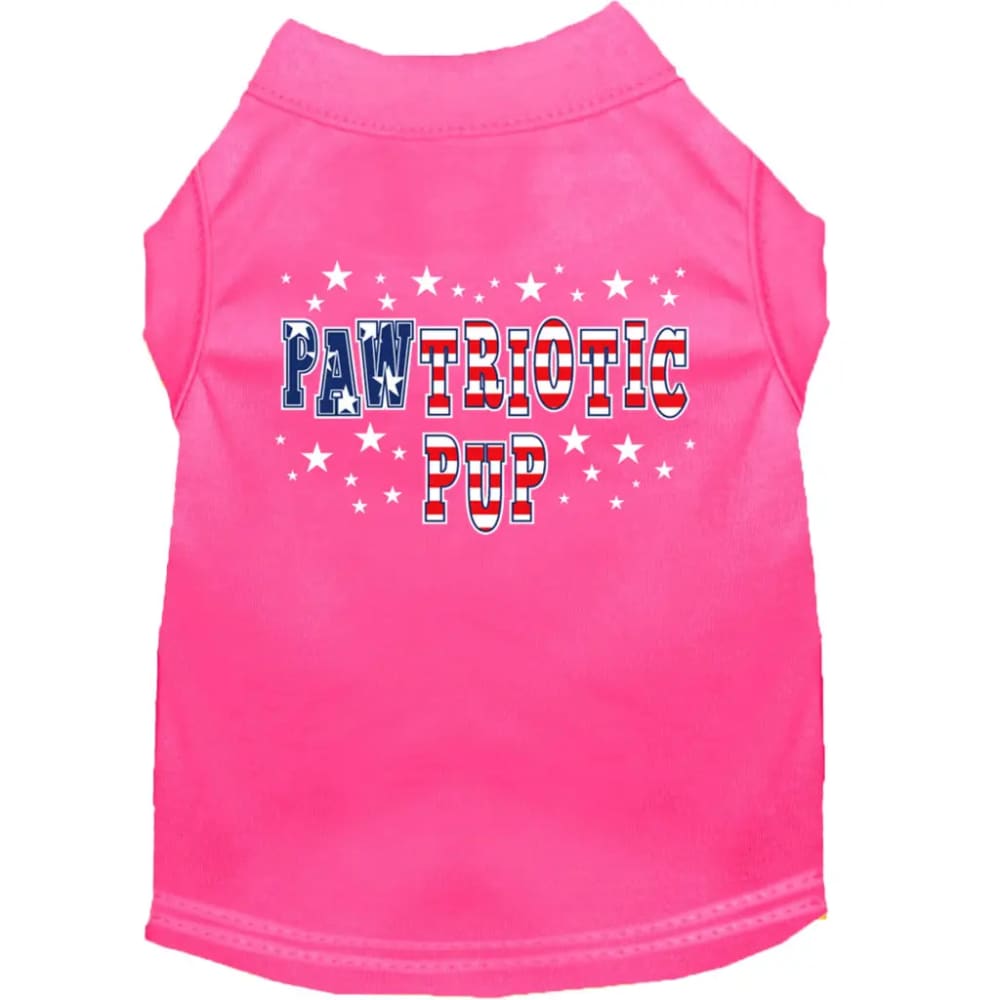 Pawtriotic Pup Screen Print Dog Shirt - Screen Print Shirts