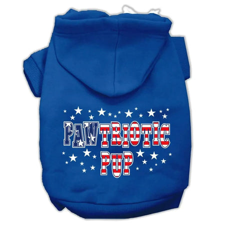 Pawtriotic Pup Screen Print Pet Hoodies - Screen Print