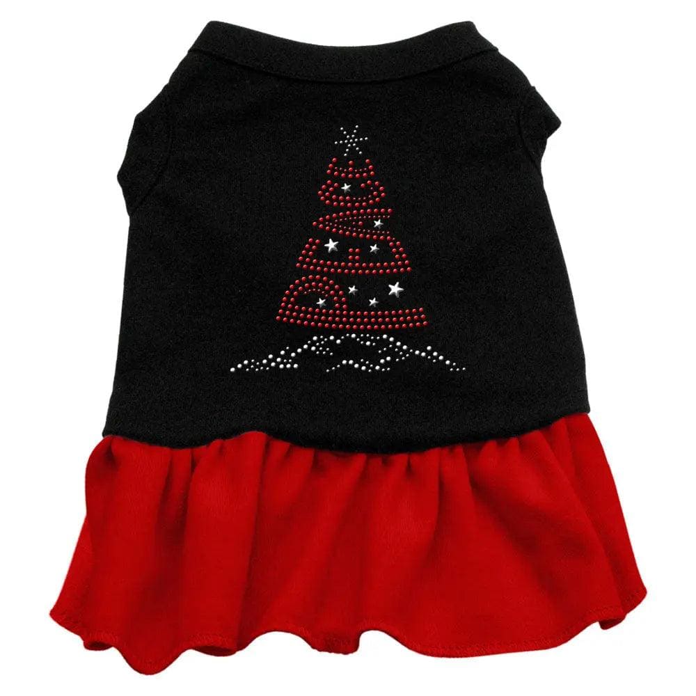 Peace Tree Rhinestone Pet Dress - Screen Print Dog Dresses