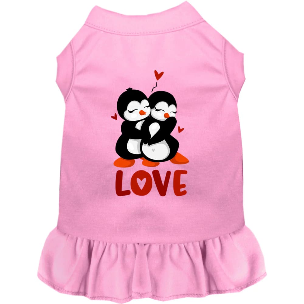 Penguin Love Pet Dress - Screen Print Dog Dresses