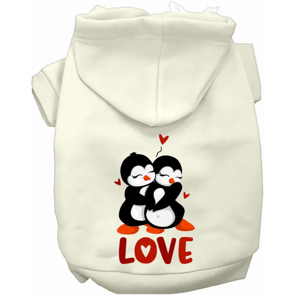 Penguin Love Pet Hoodie - Screen Print Hoodies