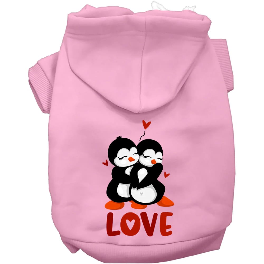 Penguin Love Pet Hoodie - Screen Print Hoodies