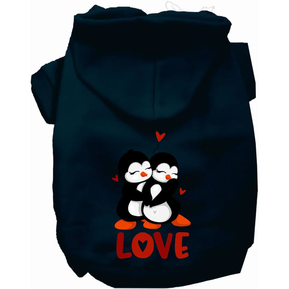 Penguin Love Pet Hoodie - Screen Print Hoodies