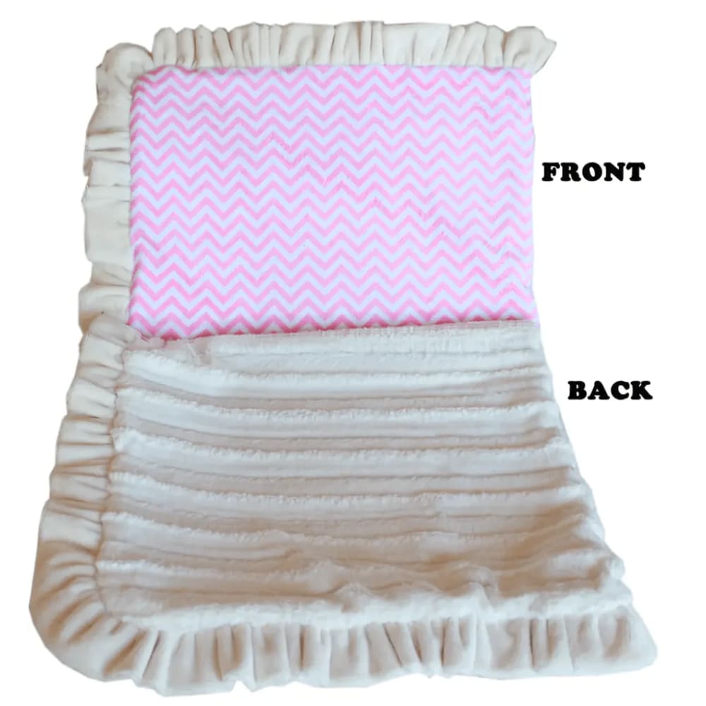 Pink Chevron Pet Blanket