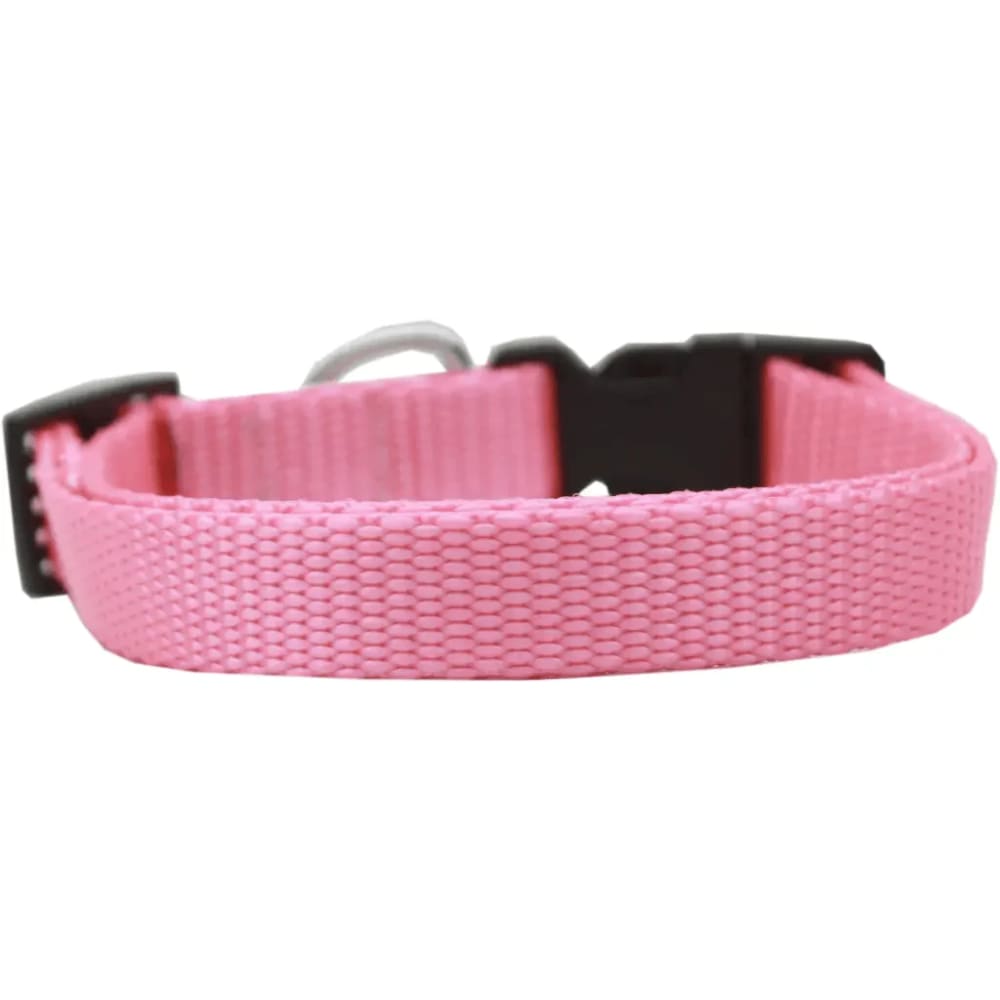 Pink Nylon Dog Collars and Leashes - Dog Collars - Nylon