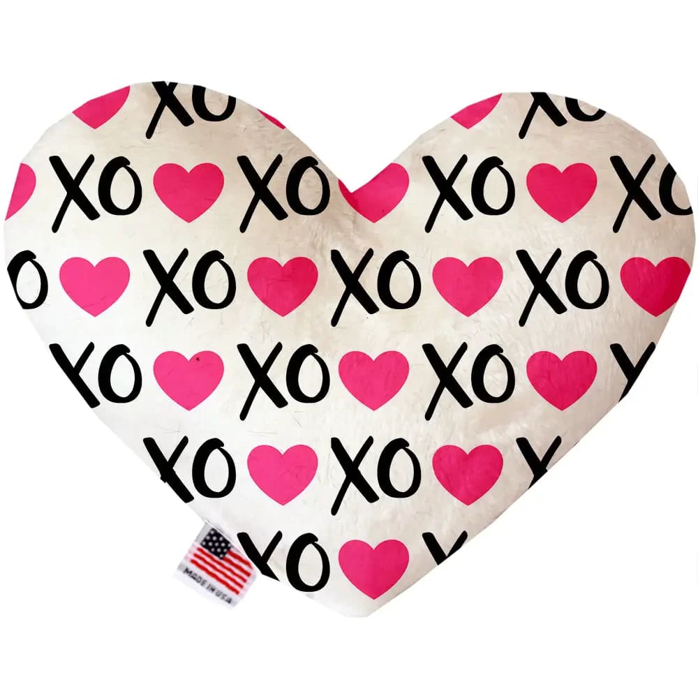 Pink XOXO Heart Dog Toy - Heart Dog Toys